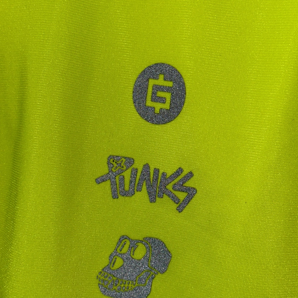 Adidas Trucksuit into the Metaverse BAYC Punks GMONEY Men’s Small Yellow - Picture 3 of 16